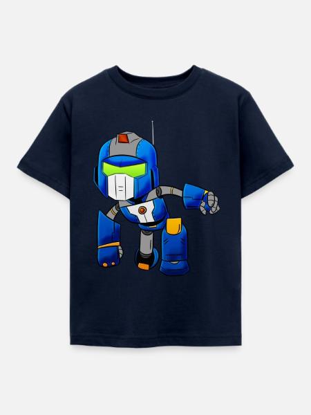 Robot - Kinder T-Shirt - Navy