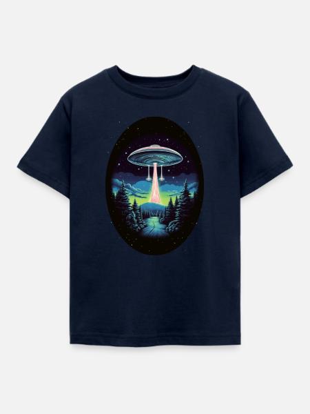 Aliens - Kinder T-Shirt - Navy