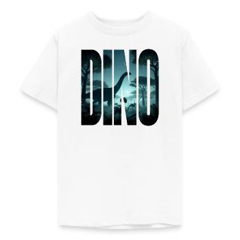 Dino - Teenager T-Shirt - Weiß - Vorne - AI Model Teenager Male dark (155cm)