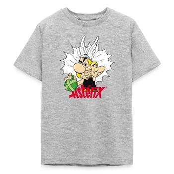 Asterix & Obelix - Asterix With Elixir - Teenage T-Shirt - heather grey - Front - AI Model Teenager Male dark (155cm)