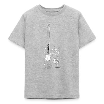 Asterix & Obelix Tchac! - Teenager T-Shirt - Grau meliert - Vorne - AI Model Teenager Male dark (155cm)