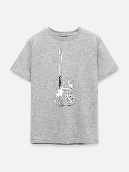 Asterix & Obelix Tchac! - Teenager T-Shirt - Grau meliert