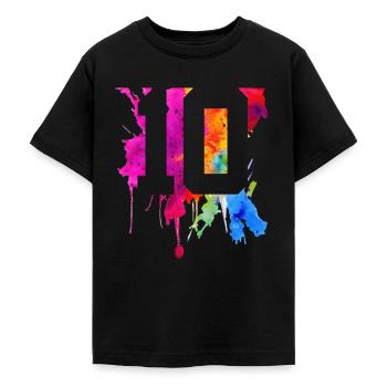 10 JAHRE 10. GEBURTSTAG - Teenager T-Shirt - Schwarz - Vorne - AI Model Teenager Male light (155cm)