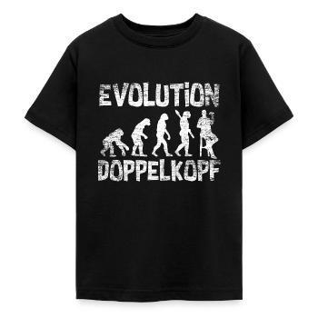 Pfiffiger Doppelkopf Kartenturnier - Teenager T-Shirt - Schwarz - Vorne - AI Model Teenager Male light (155cm)