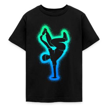 Breakdance Tanz Breakdancer Jungen Breakdancer - Teenager T-Shirt - Schwarz - Vorne - AI Model Teenager Male light (155cm)