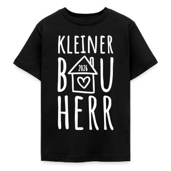 Kleiner Bauherr 2026 - Teenager T-Shirt - Schwarz - Vorne - AI Model Teenager Male light (155cm)