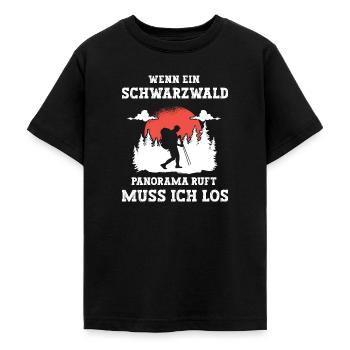 Schwarzwald Wandern Schwarzwälder - Teenager T-Shirt - Schwarz - Vorne - AI Model Teenager Male light (155cm)
