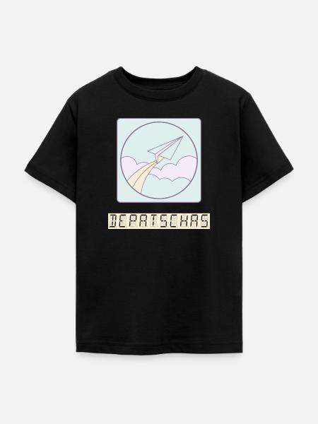 departure - Teenager T-Shirt - Schwarz