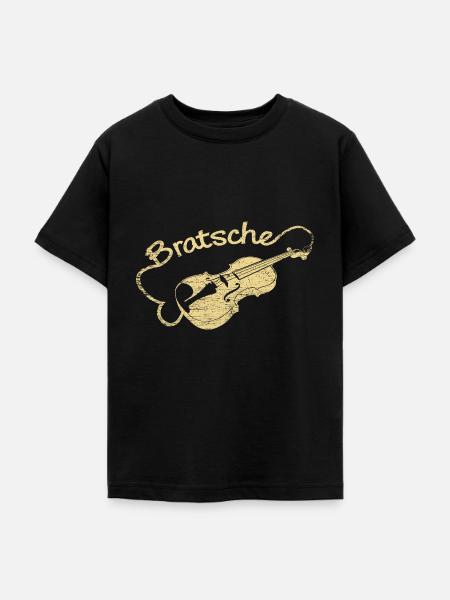 Beschwingter Bratscher Orchester - Teenager T-Shirt - Schwarz