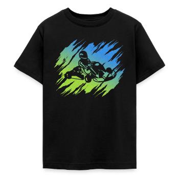Go Kart Motorsport Kartfahrer Gokart Go-Kart - Teenager T-Shirt - Schwarz - Vorne - AI Model Teenager Male light (155cm)
