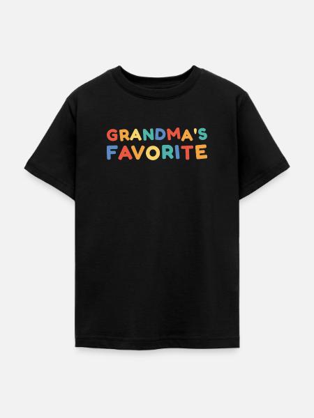 Omas Lieblings - Teenager T-Shirt - Schwarz