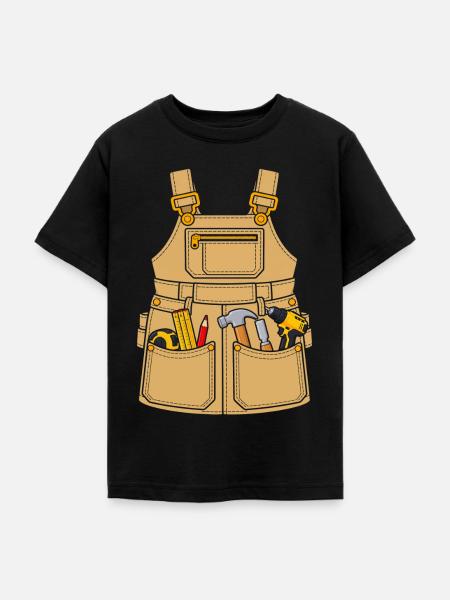Zimmermann Werkzeugschürze - Teenager T-Shirt - Schwarz