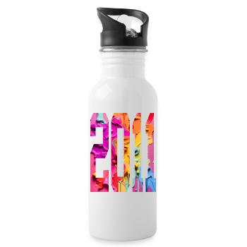 BUNT 15TH BIRTHDAY 2011 - Water bottle with straw - white - Right