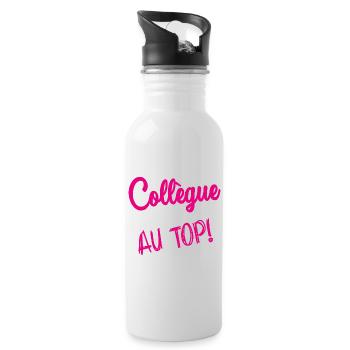 RETIREMENT. RETIREMENT. RETIRED. RETIREMENT - Water bottle with straw - white - Right