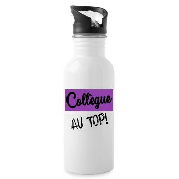 RETIREMENT. RETIREMENT. RETIRED. RETIREMENT - Water bottle with straw - white - Right