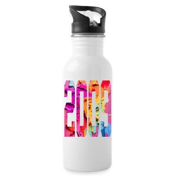 BUNT 17TH BIRTHDAY 2009 - Water bottle with straw - white - Right
