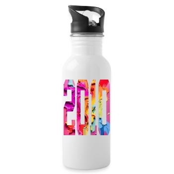 BUNT 16TH BIRTHDAY 2010 - Water bottle with straw - white - Right