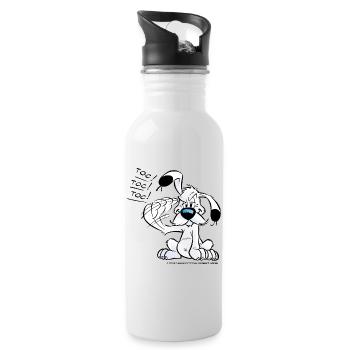 Asterix & Obelix Dogmatix Gesturing Toc - Water bottle with straw - white - Right