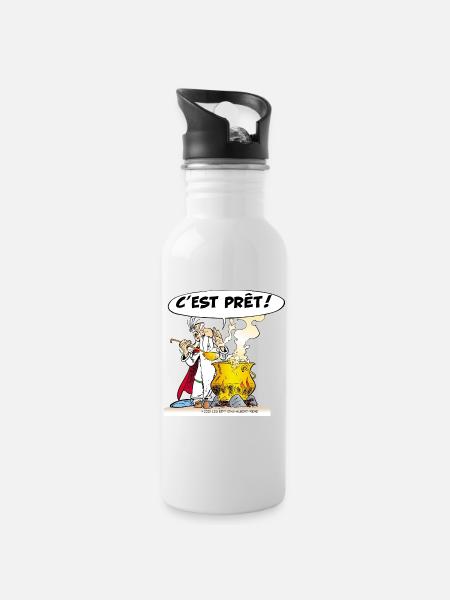Asterix & Obelix - Miraculix Potion Magique Potion - Gourde avec paille intégrée - blanc