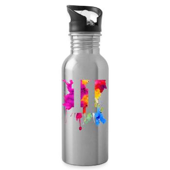 11 JAHRE 11. GEBURTSTAG - Trinkflasche mit integriertem Trinkhalm - Lightsilver - Rechts