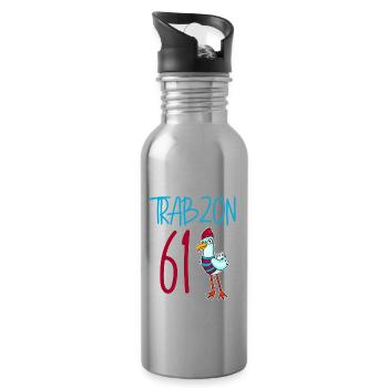 Trabzon 61 Türkei Stadt - Trinkflasche mit integriertem Trinkhalm - Lightsilver - Rechts