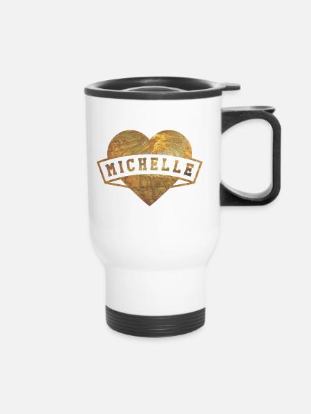 MICHELLE - Thermobecher mit Tragegriff - Weiß