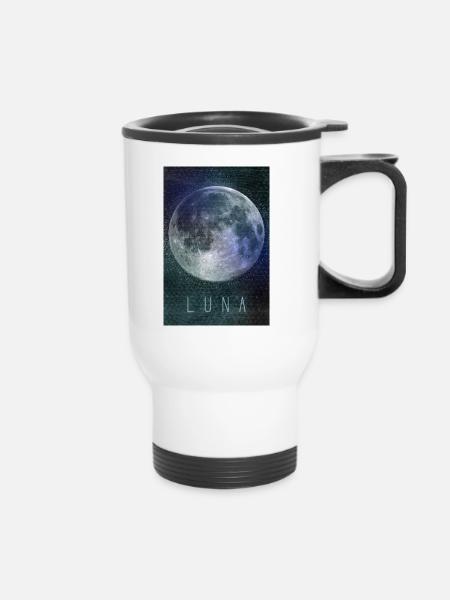 LUNA - Thermobecher mit Tragegriff - Weiß