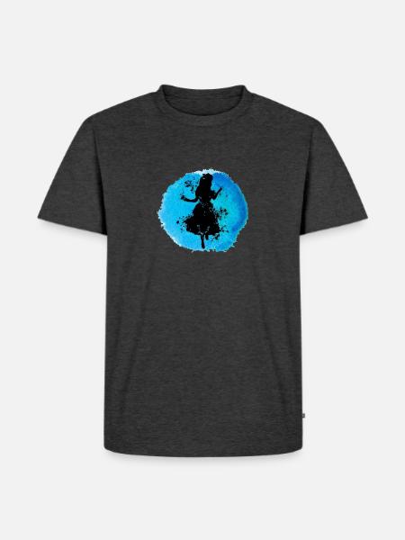Alice in Underground - Men's Premium Organic T-Shirt - heather anthracite