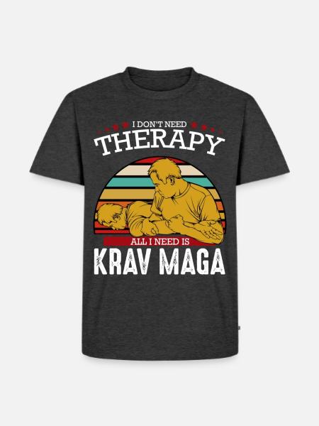 Krav Maga - T-shirt Premium bio Homme - anthracite chiné