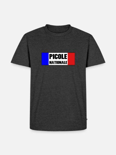 Picole Nationale - T-shirt Premium bio Homme - anthracite chiné
