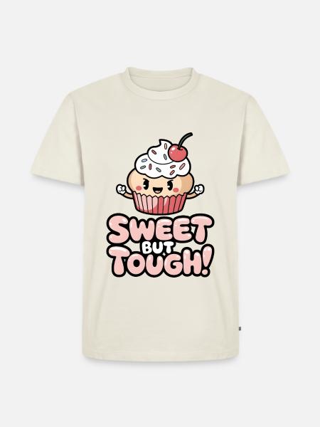 Sweet But Tough! - Men's Premium Organic T-Shirt - off white