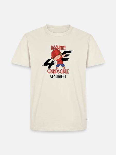 Dab Boy Grundschule - Männer Premium Bio T-Shirt - Naturweiß