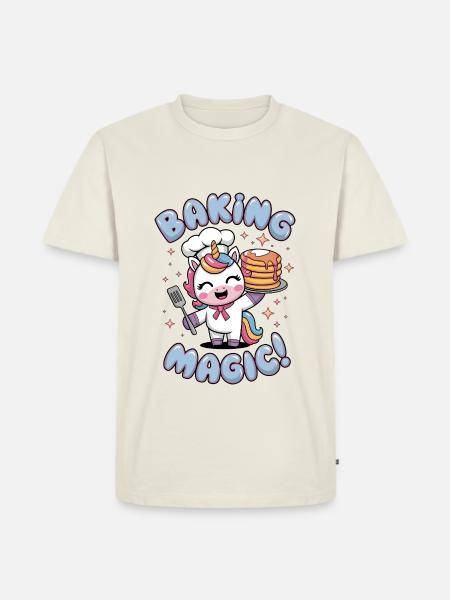 Baking Magic! - Men's Premium Organic T-Shirt - off white