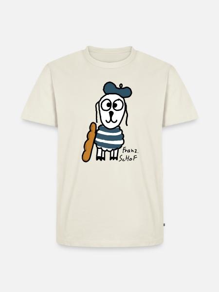Französisch ScHoF - Männer Premium Bio T-Shirt - Naturweiß