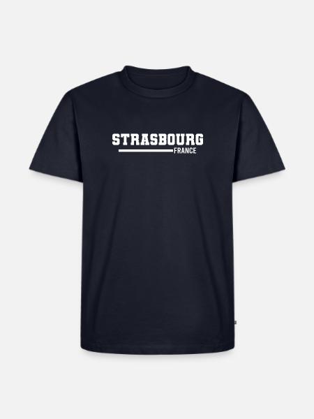 Strasbourg | France - Men's Premium Organic T-Shirt - navy