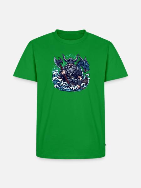 Viking Logo - T-shirt Premium bio Homme - vert