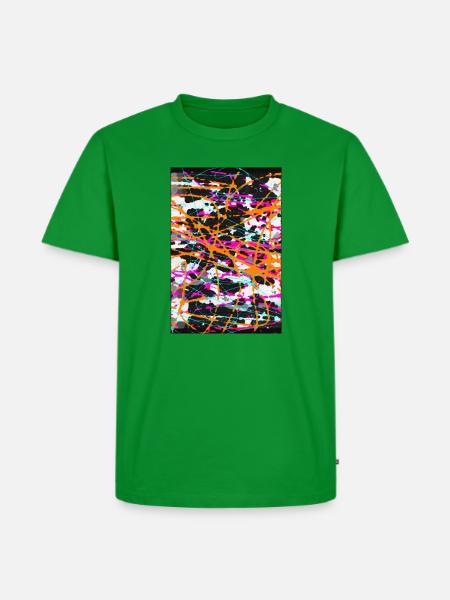 ungeordnetes - Männer Premium Bio T-Shirt - Grün