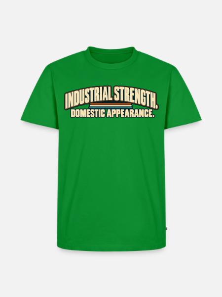 Industrie-Kraft-Lifter - Männer Premium Bio T-Shirt - Grün