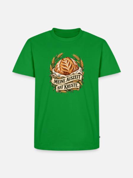 Auszeit mit Brotkruste - Männer Premium Bio T-Shirt - Grün