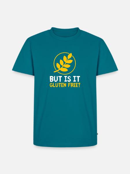 Glutenfrei - Männer Premium Bio T-Shirt - Petrol