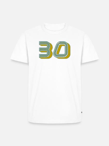 30 - Men's Premium Organic T-Shirt - white