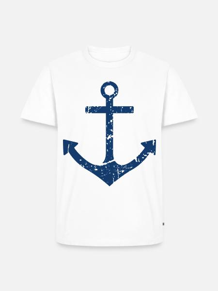 Ancre - T-shirt Premium bio Homme - blanc
