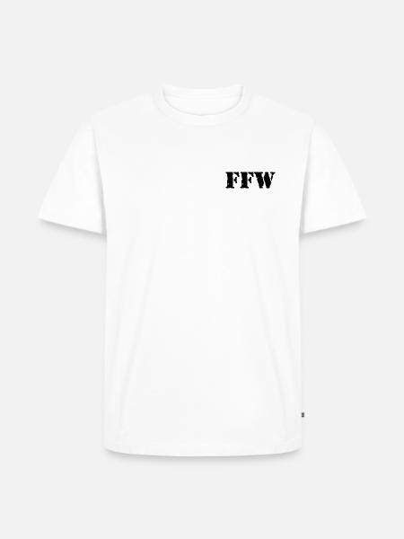 FFW Schrift Armee-Style - Männer Premium Bio T-Shirt - Weiß