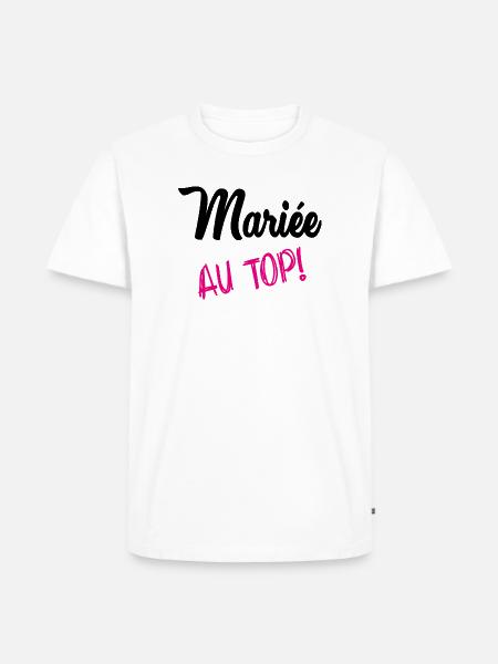 MARRIAGE - Men's Premium Organic T-Shirt - white