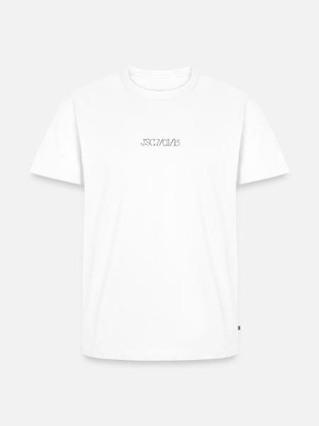 Slogan "Je suis Charlie" 01.07.2015 - Männer Premium Bio T-Shirt - Weiß