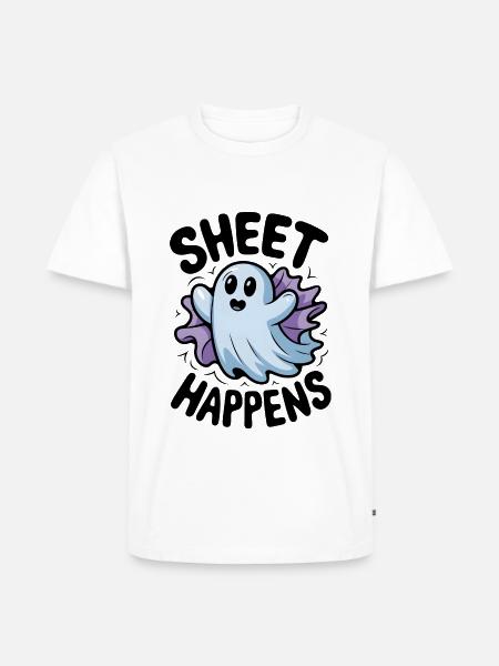 Blatt passiert - Männer Premium Bio T-Shirt - Weiß