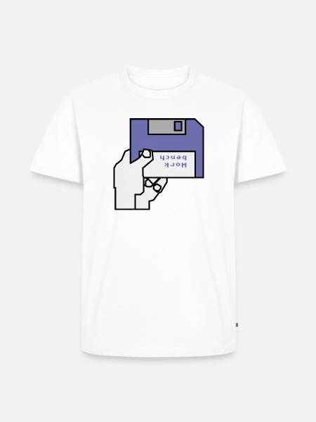 Banc de travail - T-shirt Premium bio Homme - blanc