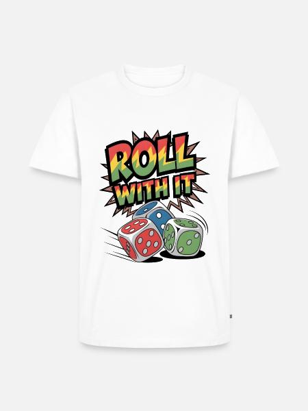 Roulez avec - T-shirt Premium bio Homme - blanc