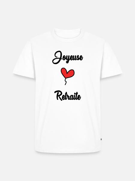 RETIREMENT - Men's Premium Organic T-Shirt - white