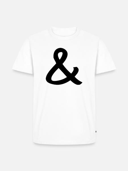esperluette - T-shirt Premium bio Homme - blanc